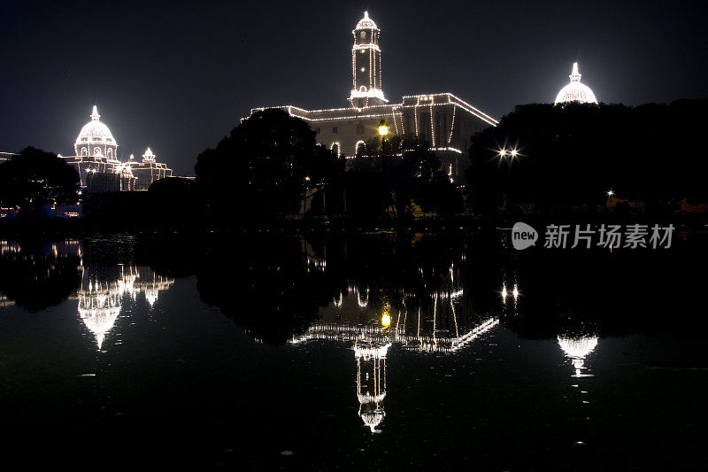 Rashtrapati Bhavan，印度总统府邸，新德里，印度